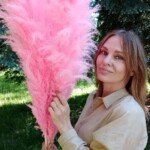 Пампасная трава (картадерия) розовая